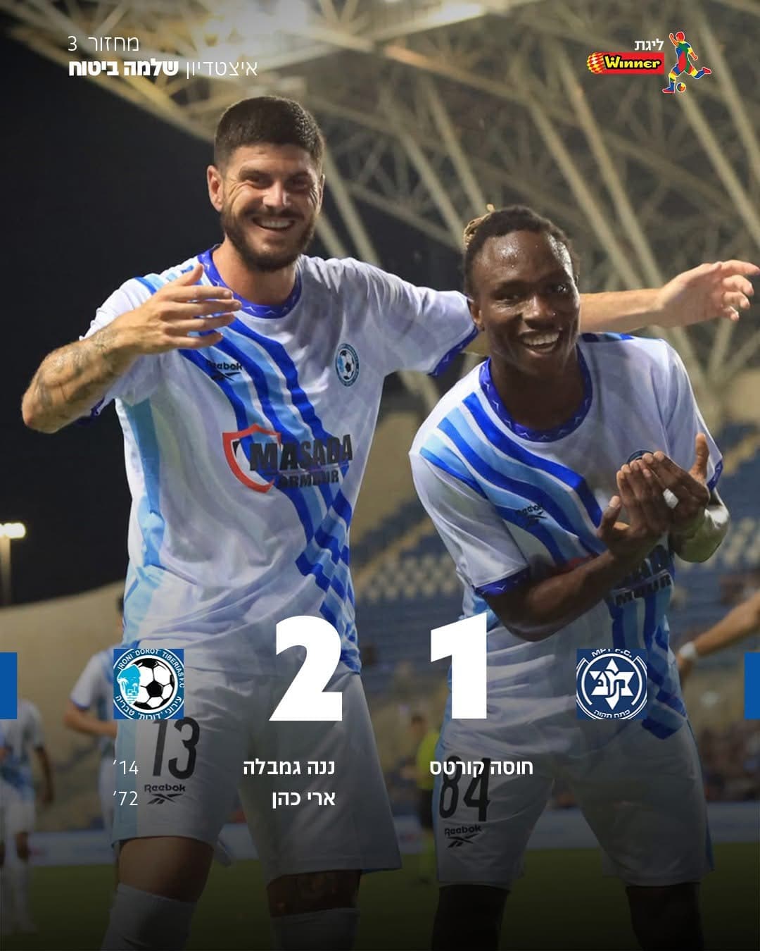 עירוני טבריה עם ניצחון