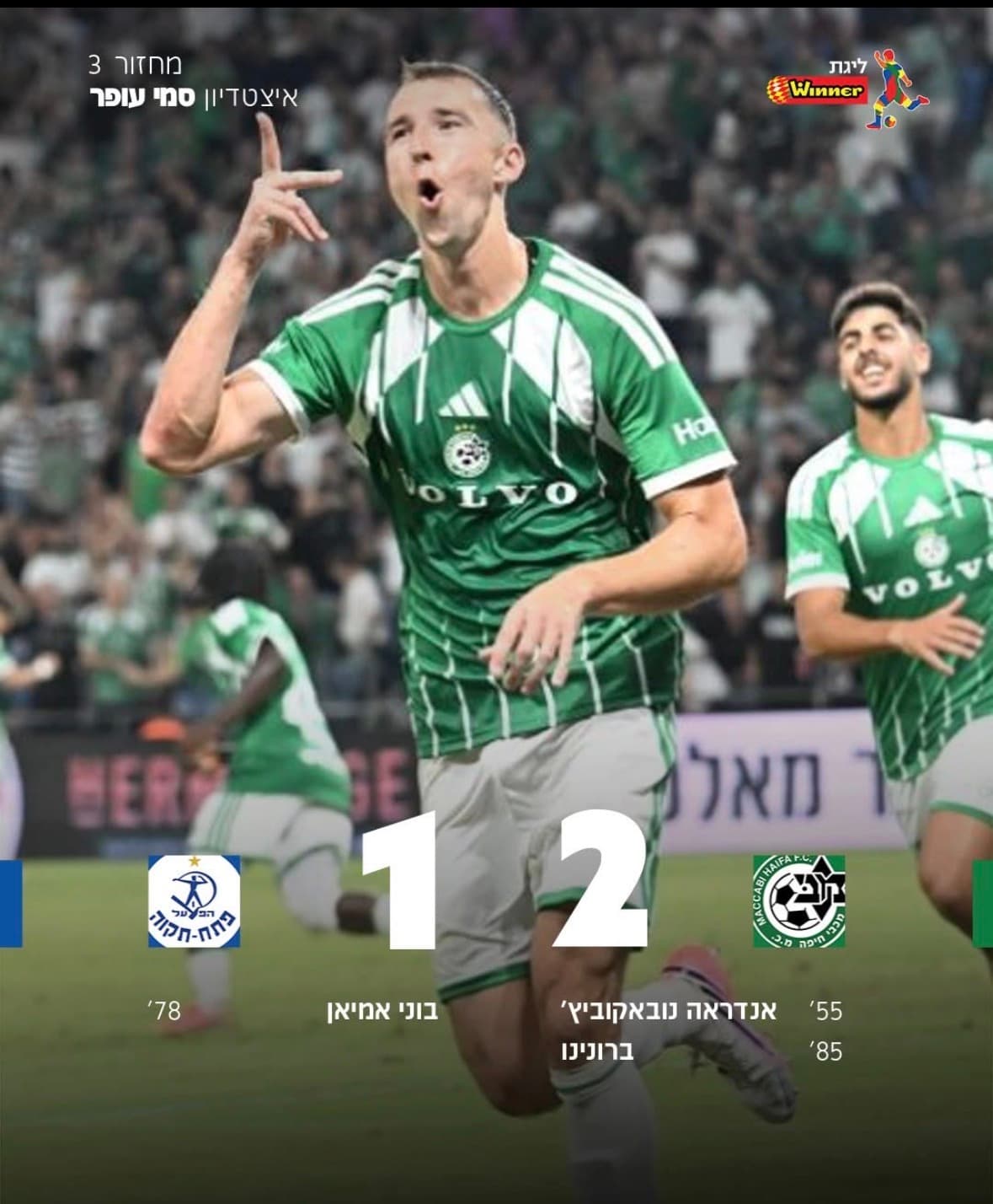 מכבי חיפה מנצחת